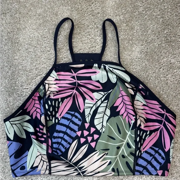 JoyLab Tropical Leaf Print Camisole - Picture 1 of 5